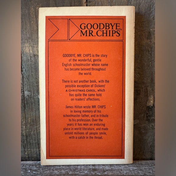 VINTAGE 1963 Goodbye, Mr. Chips by James Hilton - Paperback - Picture 3 of 11